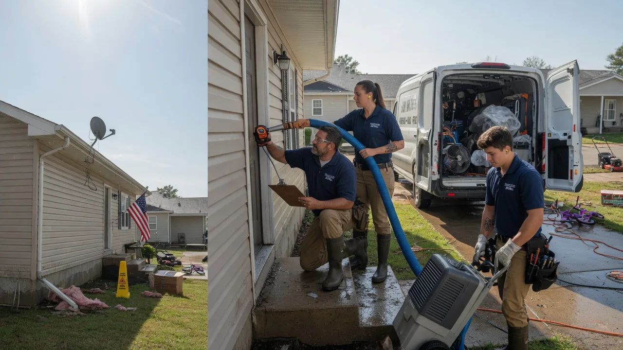 Ceiling Water Damage Restoration in Chaffee, MO near me